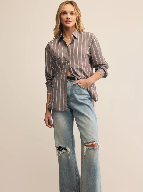 Seaport Striped Poplin Shirt