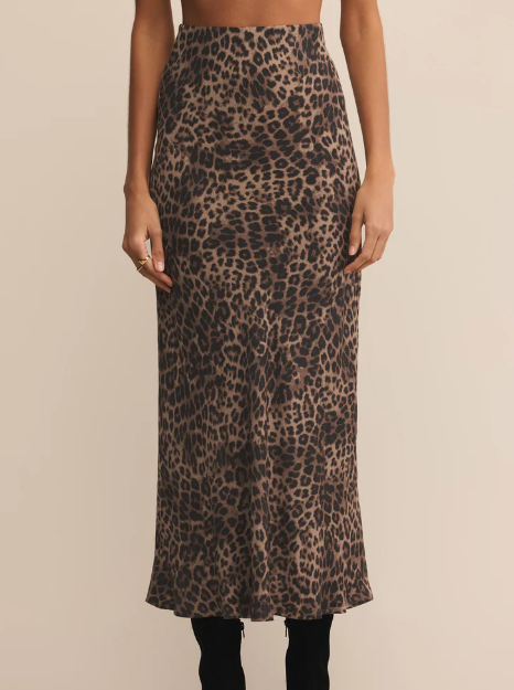 Izabel Leopard Skirt