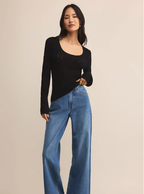 Tibi Scoop Mesh Sweater