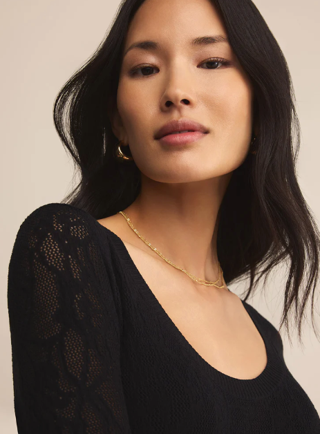 Tibi Scoop Mesh Sweater