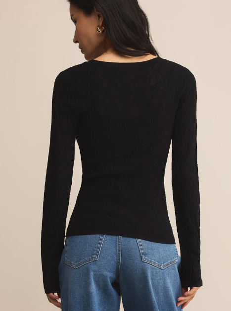 Tibi Scoop Mesh Sweater