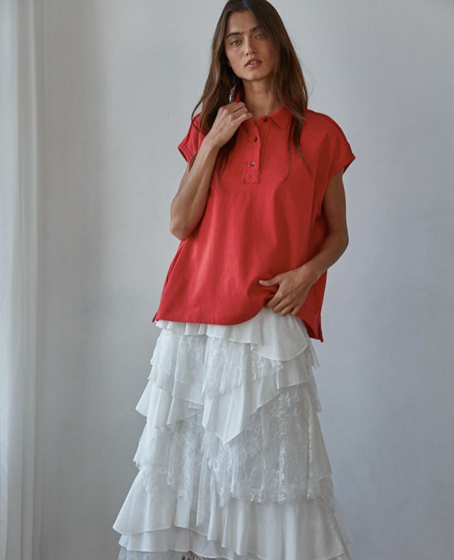 Lyric Sleeveless Polo