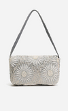 Ivory Petal Frostwork Shoulder Bag