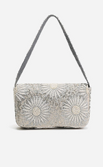Ivory Petal Frostwork Shoulder Bag