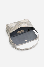 Ivory Petal Frostwork Shoulder Bag