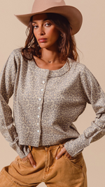 Zoey Leopard Cardigan