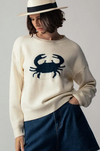 Crabby Graphic Knit Sweater