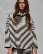 Wanda Striped Turtle Neck