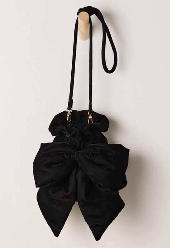 Belle Velvet Bow Bag