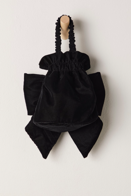 Belle Velvet Bow Bag