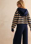 Lainie Striped Hooded Sweater