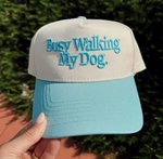 Busy Walking My Dog Trucker Hat