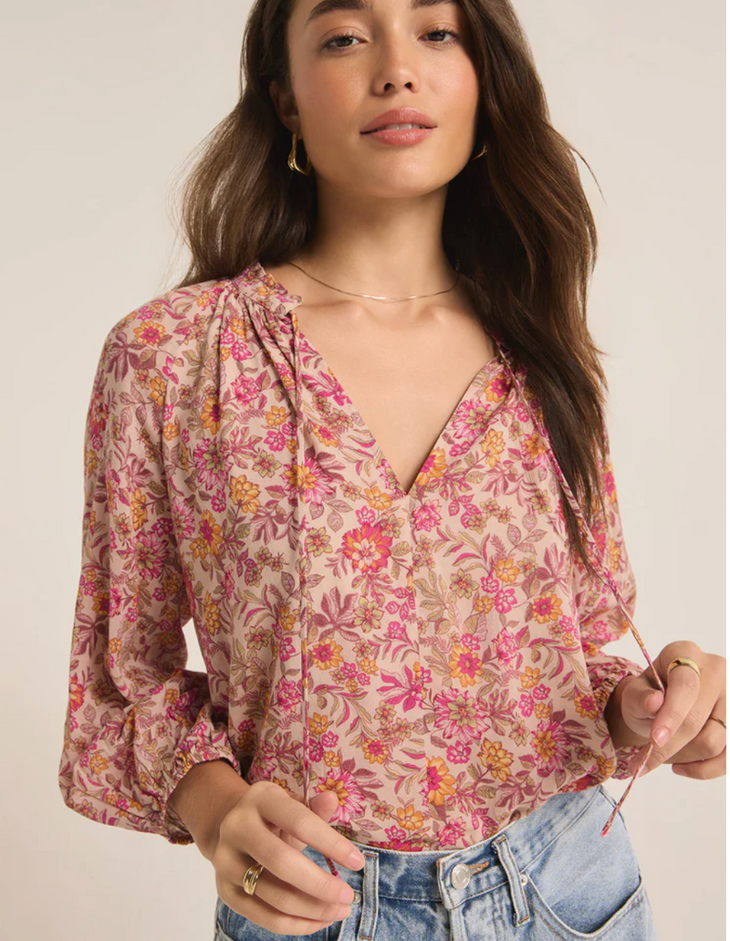 Carine Lima Floral Top