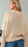 Bow Kissed Knit Cardigan