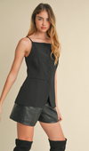 Marly Button Front Vest Top