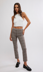 Molly Plaid Slim Pant