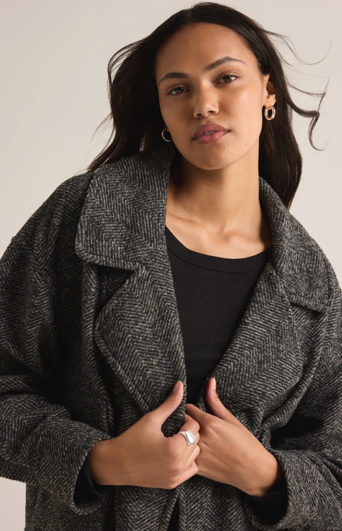 Ari Herringbone Coat