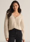 Naomi Herringbone Cardigan