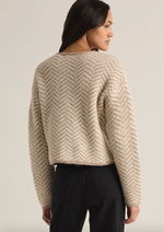 Naomi Herringbone Cardigan