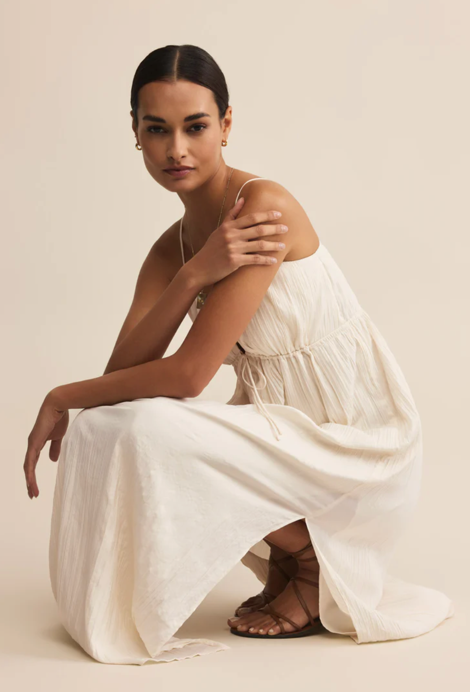 Manon Satin Maxi Dress