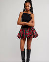 Tinsel Kiss Plaid Mini