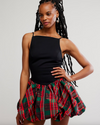 Tinsel Kiss Plaid Mini