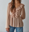 Dreamy Cascade Ruffle Top