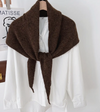 Soft Knit Triangle Scarf