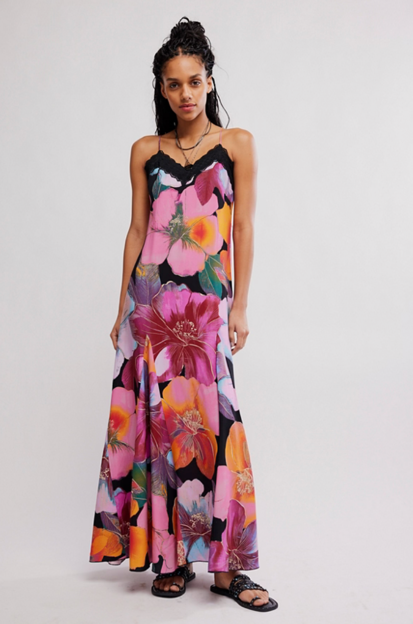 chinese dress ladies ESME BLACK ASYM MAXI DRESS  DISSH