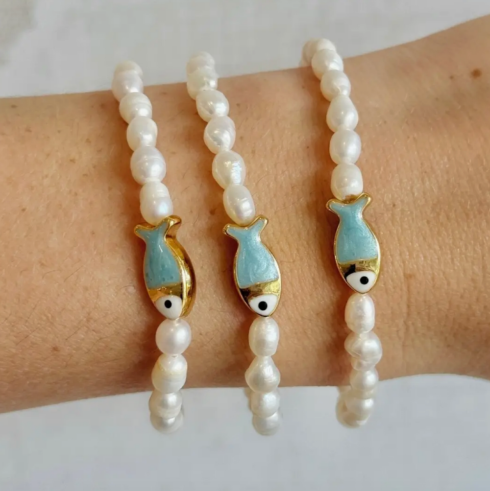 Blue Fish Bracelet
