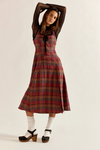 Freya Plaid Midi