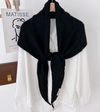Soft Knit Triangle Scarf