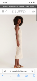 Camille Crochet Midi Dress