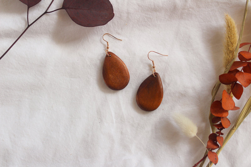 The Ivy Wooden Earring